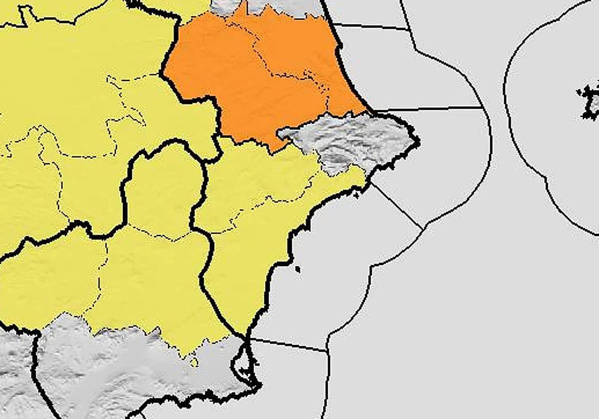 Аликанте под жёлтой тревогой из-за гроз и града