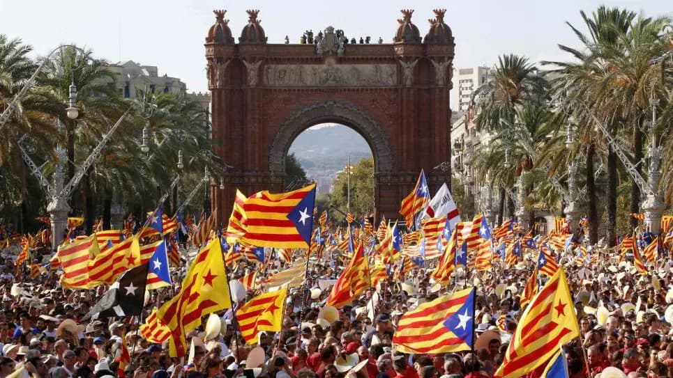 Две колонны Diada перекроют центр Барселоны 11 сентября