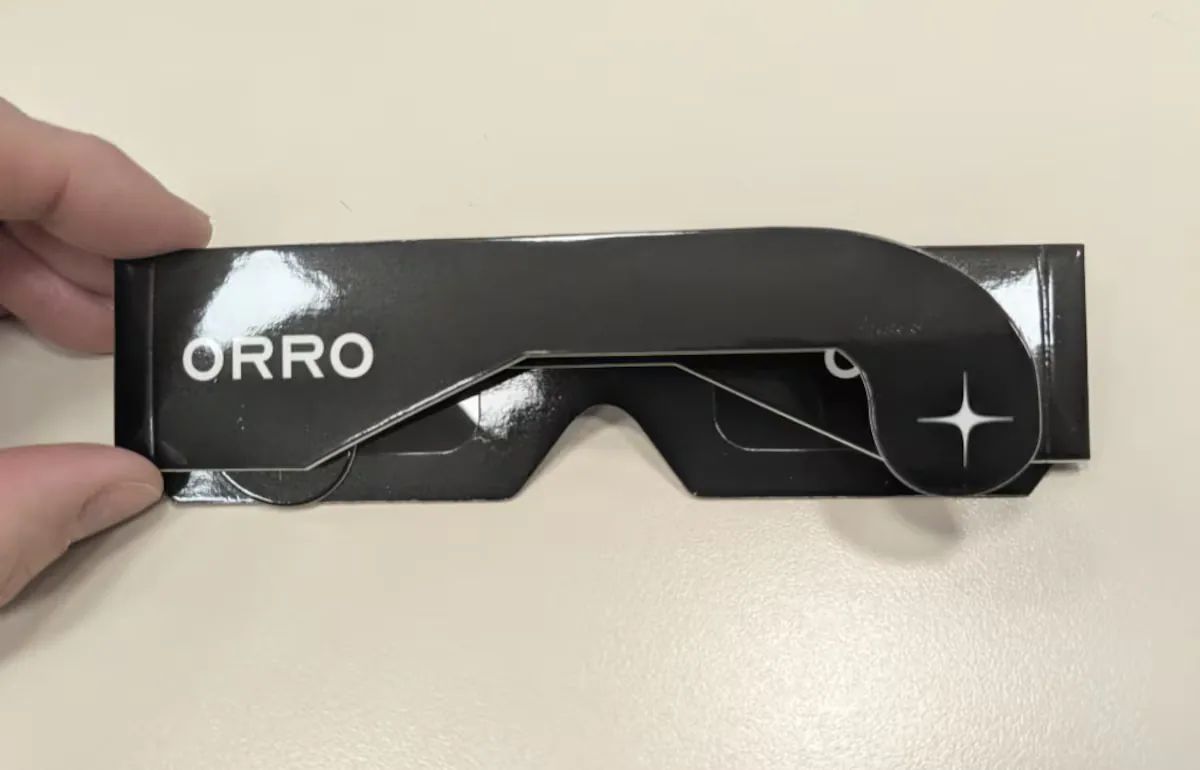 Отозванные очки Orro O37-R для наблюдения за затмением